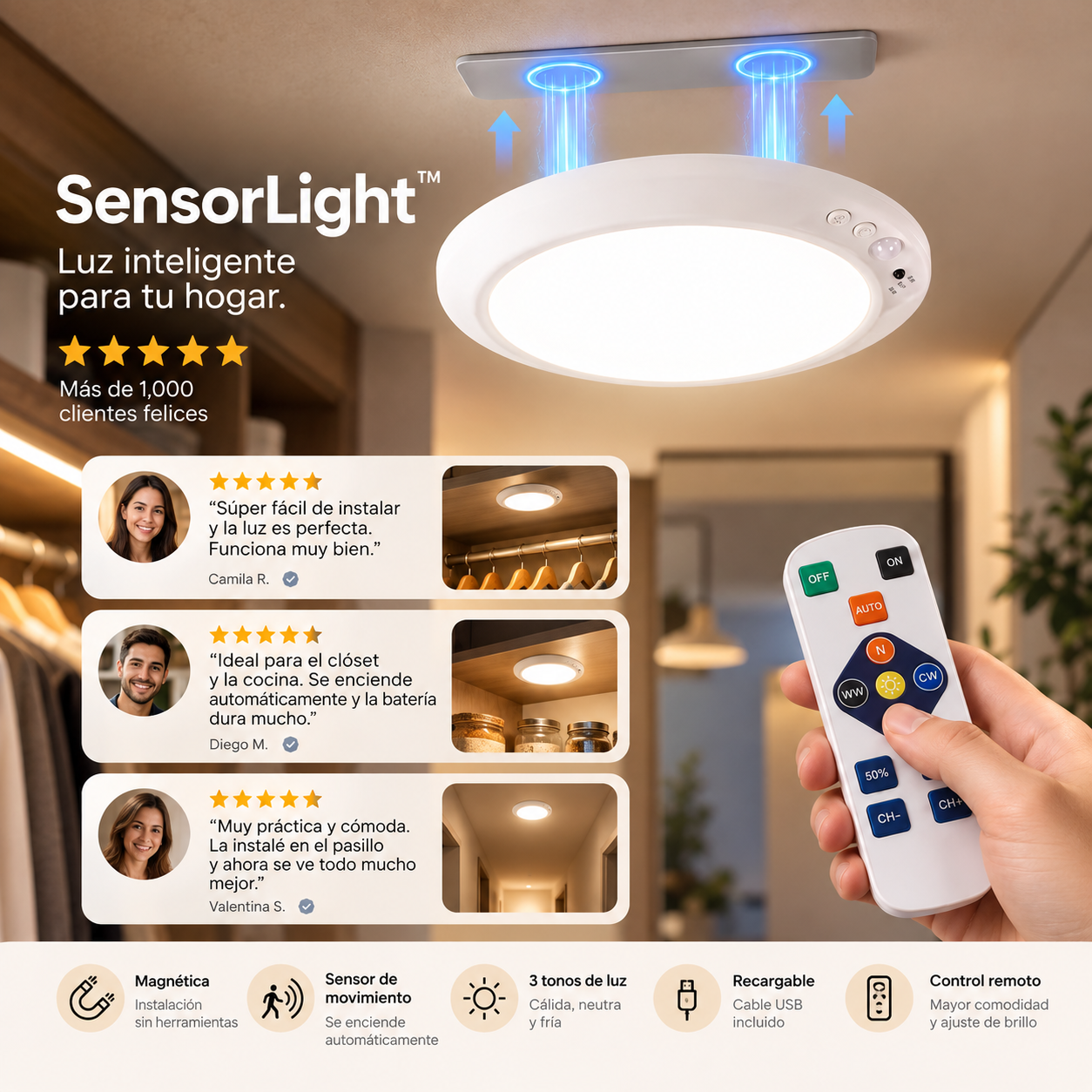 SensorLight™ | Luz Automática Donde la Necesitas